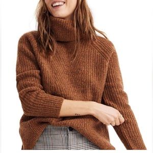 Madewell Mercer Turtleneck Sweater in Coziest Yarn Jumper Wool